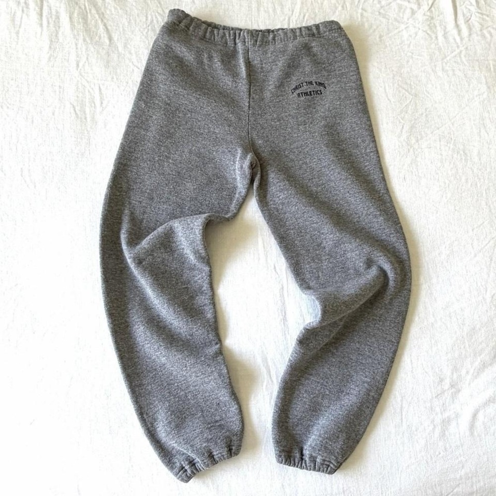 Vintage 70's Jesus Christ Athletics Vintage Sweatpants Medium Russell Made USA - Picture 6 of 8